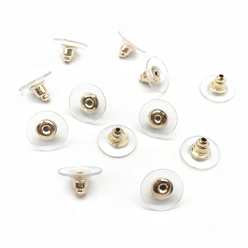 סט 50 סופרי עגילים מנירוסטה עם סיליקון – נוחות ובטיחות מקסימלית
