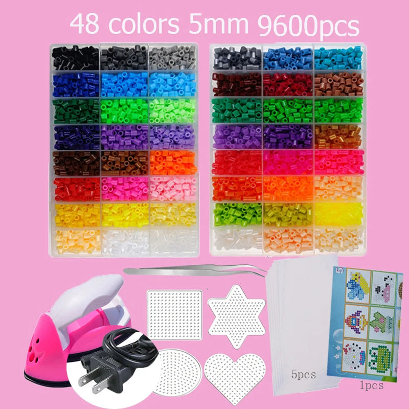 סט חרוזי פאזל 3D צבעוניים – יצירה לילדים ולמבוגרים
