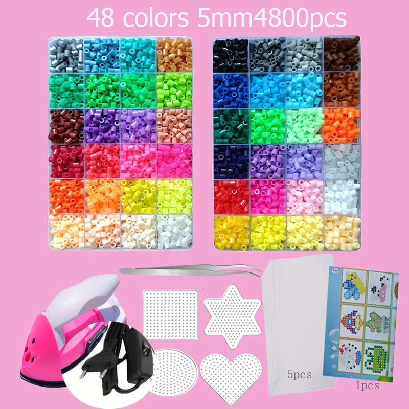 סט חרוזי פאזל 3D צבעוניים – יצירה לילדים ולמבוגרים
